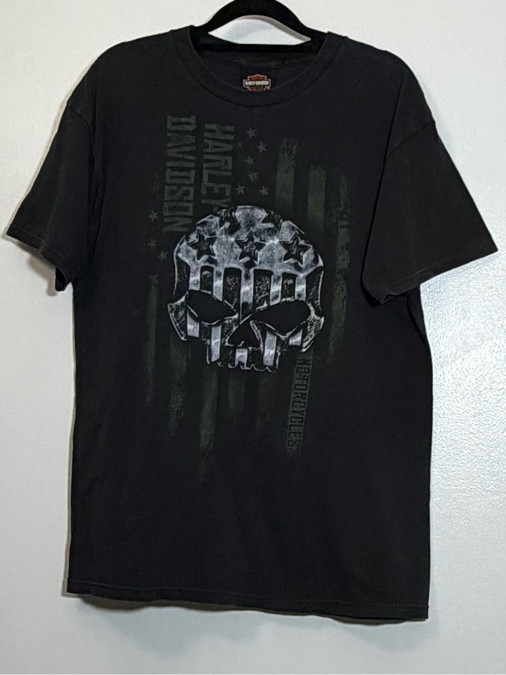 Harley-Davidson Black Skull Graphic Short Sleeve Tee